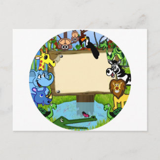 Carte Postale S'amuser avec les animaux