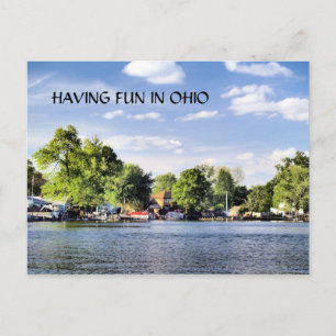 CARTE POSTALE S'AMUSER EN OHIO POSTCARD