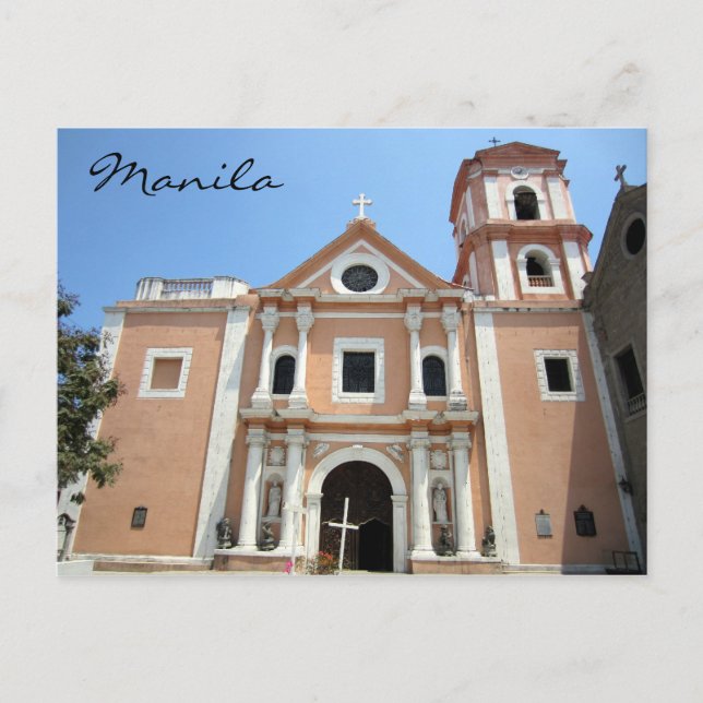 Carte Postale san agustin manila (Devant)