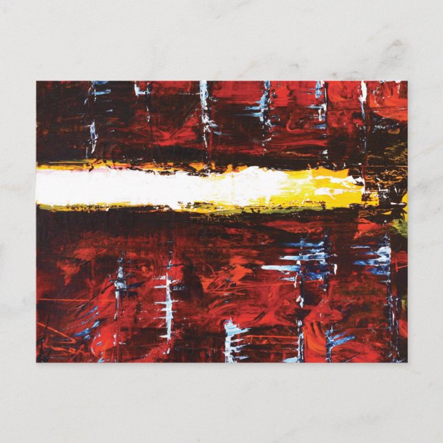 Carte Postale "San Andreas" - Art Abstrait moderne (Devant)