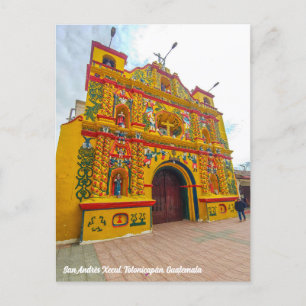 Carte Postale San Andrés Xecul, Totonicapán, Guatemala