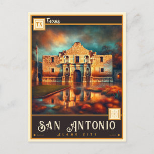 Carte Postale San Antonio, Texas   VINTAGE