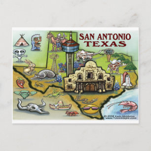 Carte Postale San Antonio TX