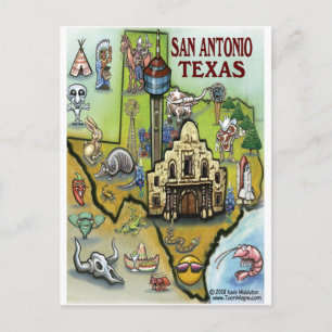 Carte Postale San Antonio TX