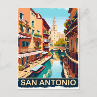 Carte Postale San Antonio, Ville, Voyage