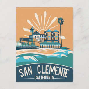 Carte Postale San Clemente Beach, Californie