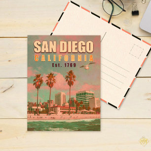 Carte Postale San Diego California Vintage Souvenirs 1950