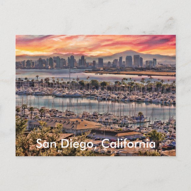 Carte Postale San Diego, Californie (Devant)