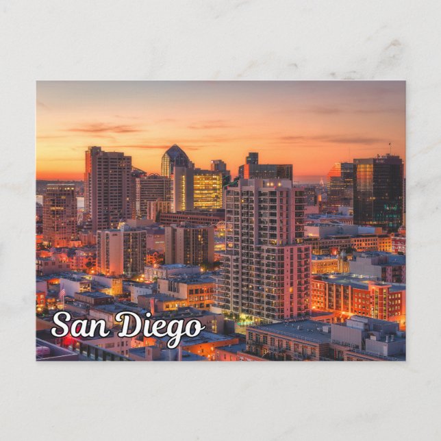 Carte Postale San Diego, Californie, États-Unis (Devant)