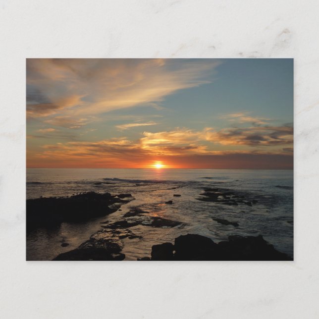 Carte Postale San Diego Sunset II California Seascape (Devant)