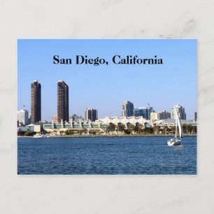 Carte postale San Diego   Vue baie