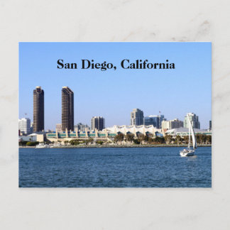 Carte postale San Diego | Vue baie