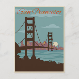 Carte Postale San Francisco, CA - Golden Gate Bridge