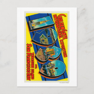 Carte Postale San Francisco, CA - Golden Gate Internat'l