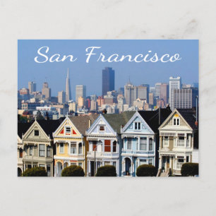 Carte Postale San Francisco CA Peint Dames États Skyline