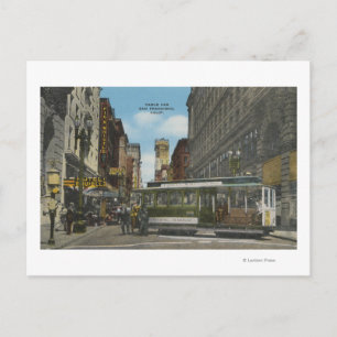 Carte Postale San Francisco, CACable Car Turnaround View