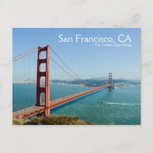 Carte Postale San Francisco California The Golden Gate Bridge