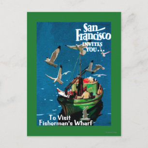 Carte Postale San Francisco, CaliforniaFisherman's Wharf