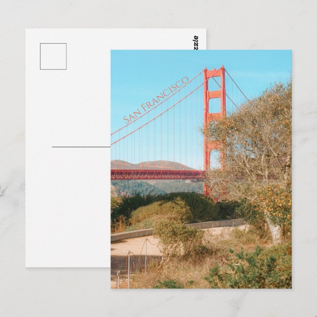 Carte Postale San Francisco Californie | Photographie de film (Devant / Derrière)