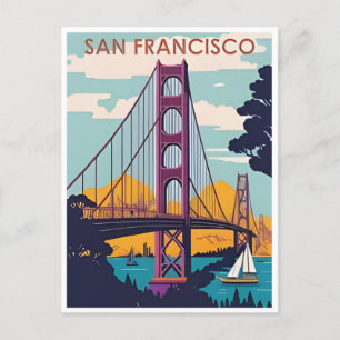Carte Postale San Francisco Californie Vvacances Vintages