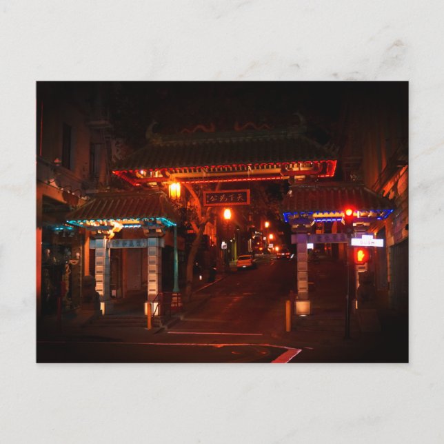 Carte postale San Francisco Chinatown Gate #2 (Devant)