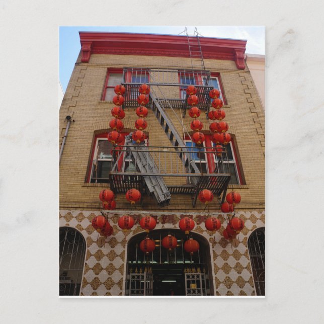 Carte postale San Francisco Chinatown Temple (Devant)