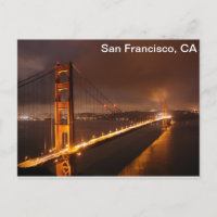 Carte postale San Francisco Late Night View