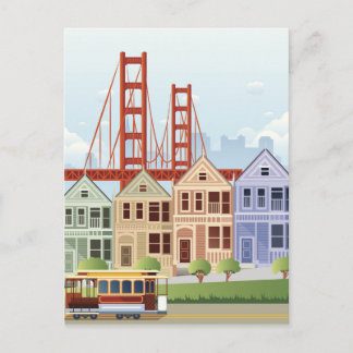 Carte Postale San Francisco | Les Dames Peintes
