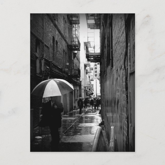 Carte postale San Francisco Noir (Devant)