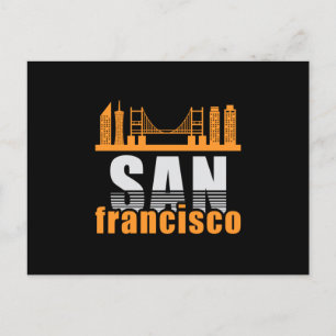 Carte Postale San Francisco USA City Cityscape Skyline Idée cade