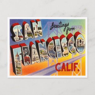Carte Postale San Francisco vintage