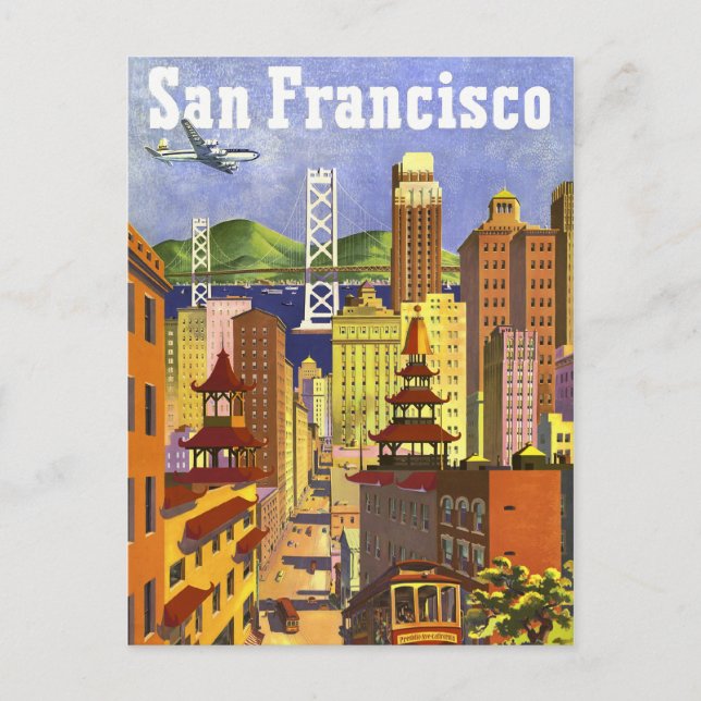 Carte Postale San Francisco vintage (Devant)