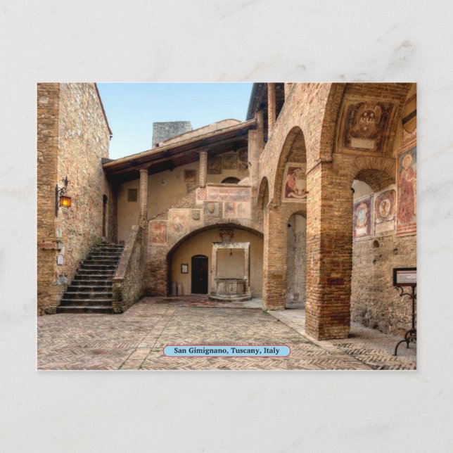 Carte Postale San Gimignano, Toscane, Italie (Devant)