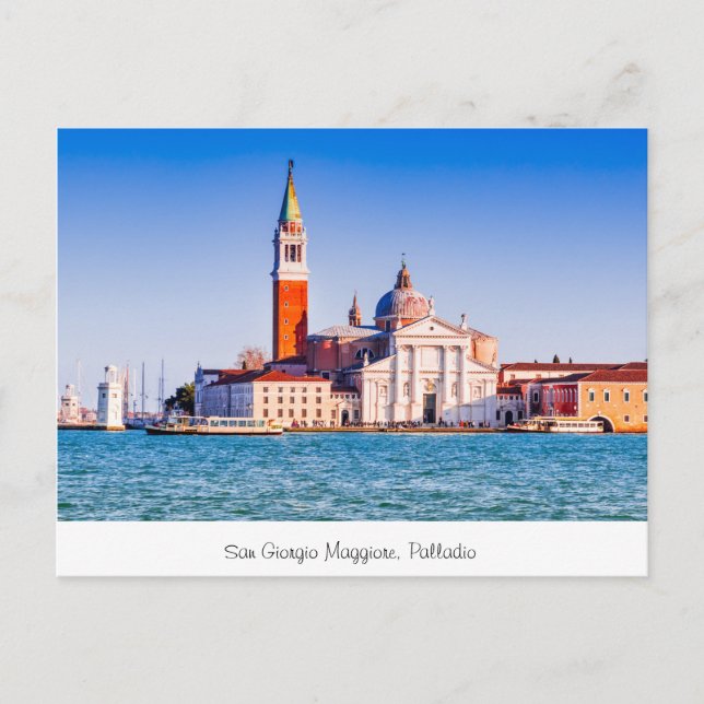 Carte Postale San Giorgio Maggiore, Palladio (Devant)