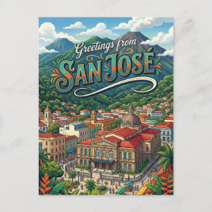 Carte Postale San José, Costa Rica Costa Rica