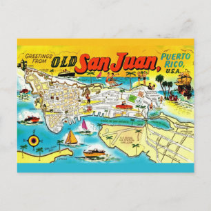 Carte Postale San Juan Porto Rico