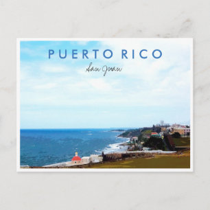 Carte Postale San Juan Porto Rico Photo de voyage Souvenir