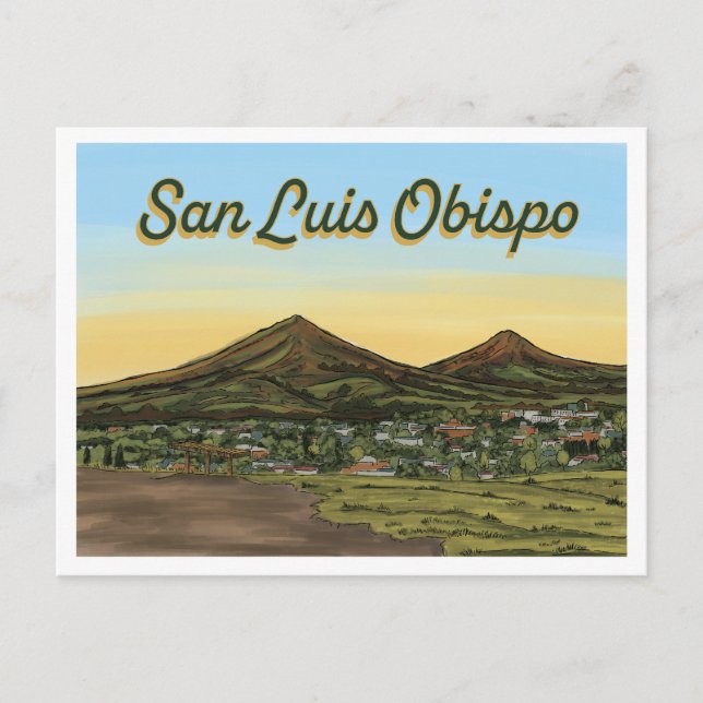 Carte postale San Luis Obispo California (Devant)