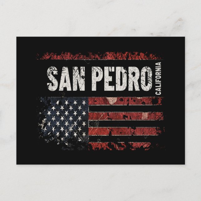Carte Postale San Pedro Californie (Devant)