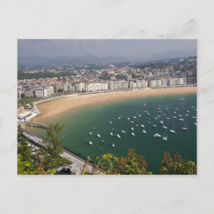 Carte Postale San Sebastian, Espagne. La ville basque de San