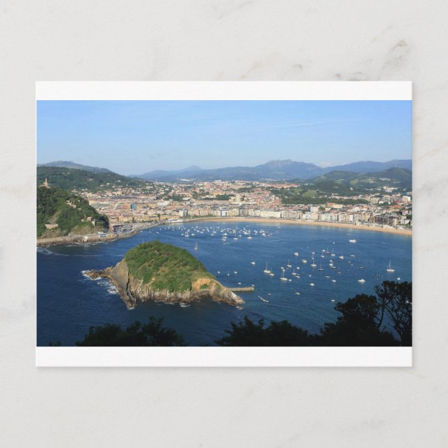 Carte Postale San Sebastian Pays basque Espagne Vue pittoresque (Devant)