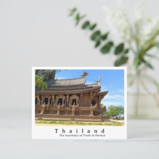 Carte Postale Sanctuaire de la Vérité, Pattaya, Thaïlande