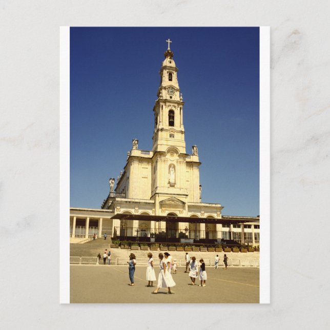 Carte Postale Sanctuaire Notre-Dame de Fatima, Lisbonne Portugal (Devant)