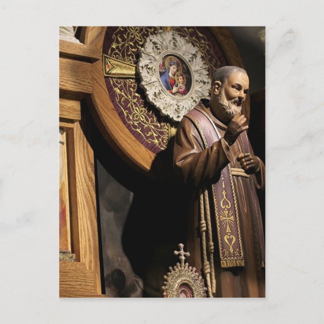 Carte Postale Sanctuaire St Padre Pio, Kenosha, Wi-Fi (Devant)