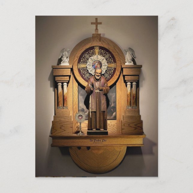 Carte Postale Sanctuaire St Padre Pio, Kenosha, Wi-Fi (Devant)