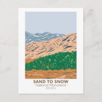 Sand to Snow National Monument Californie Vintage