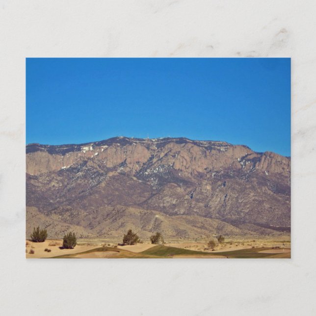 Carte Postale Sandia Mountain, Albuquerque Nouveau-Mexique 2 (Devant)