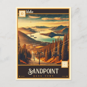 Carte Postale Sandpoint, Idaho   VINTAGE