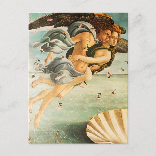 Carte Postale Sandro Botticelli Naissance de Vénus Zephyrus, Chl (Devant)
