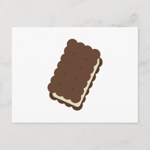 Carte Postale Sandwich à la crème glacée